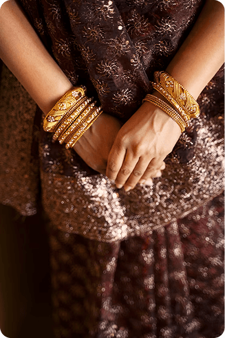 Jewelry on hands