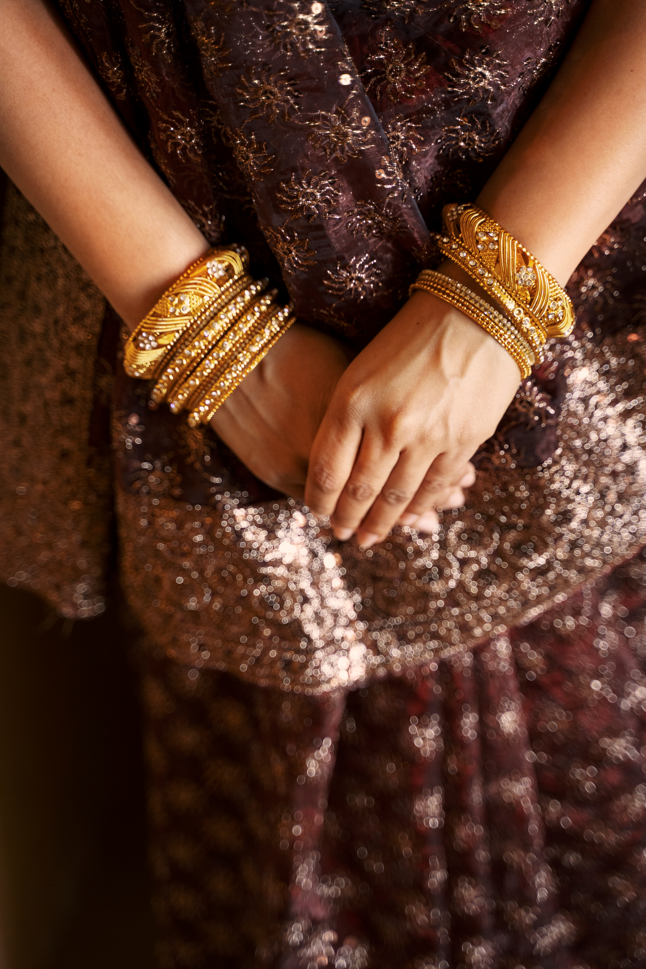 Traditional Indian jewelry and attire